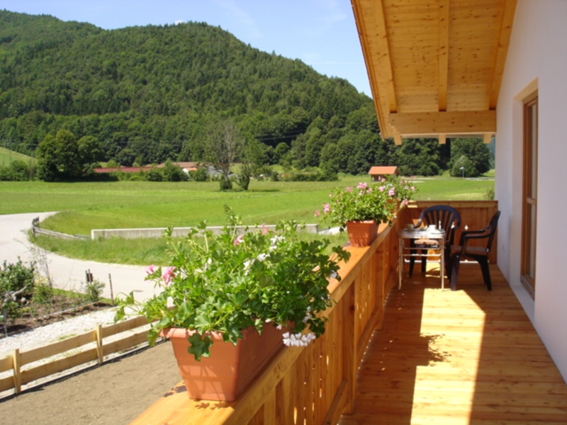 Aussicht vom Balkon