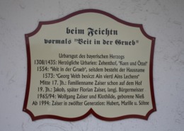 Feichten-Hof - Hoftafel