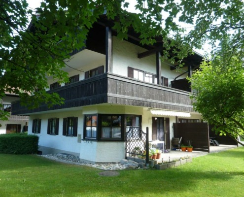 Terrassenbeispiel Ferienwohnungen Hochgern