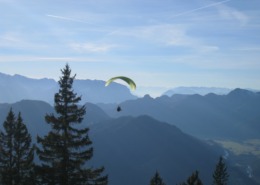 Paragleiten Fliegen in Oberwössen und Unterwössen