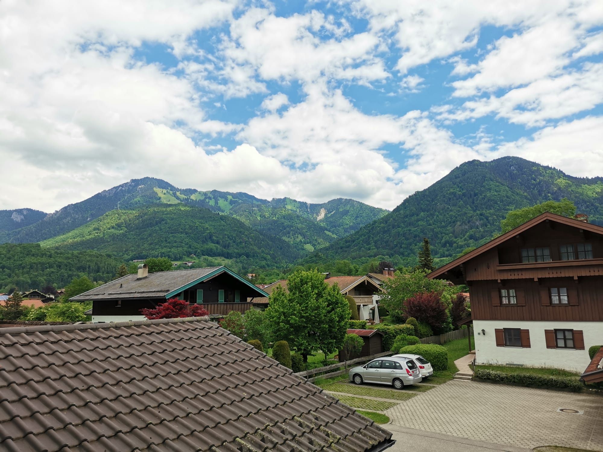 Blick vom Balkon