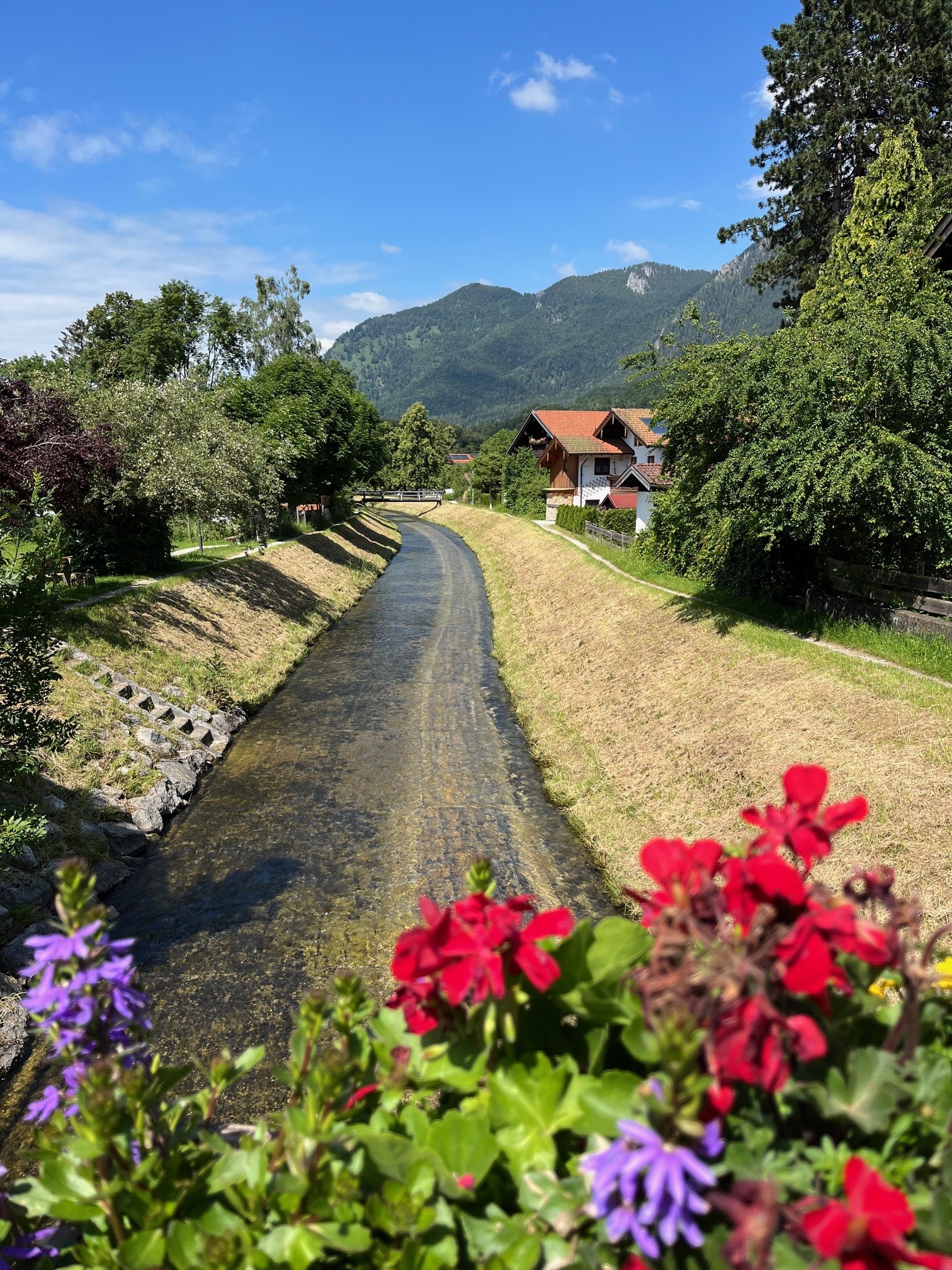 Blick auf den Wössner Bach