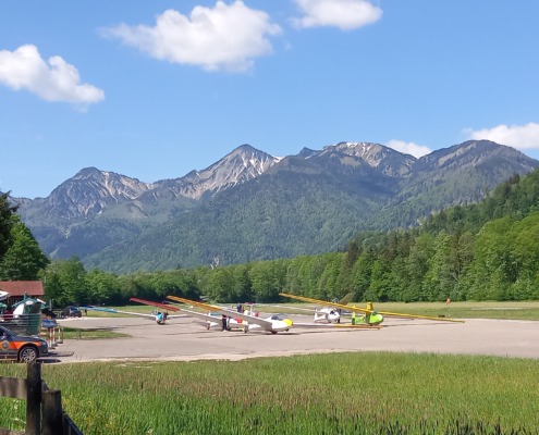 Segelflugplatz in Unterwössen