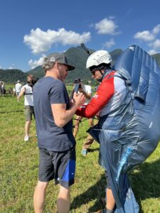 Markus ander, Skywalk Pilot beim Turnpoint Event Red Bull X-Alps