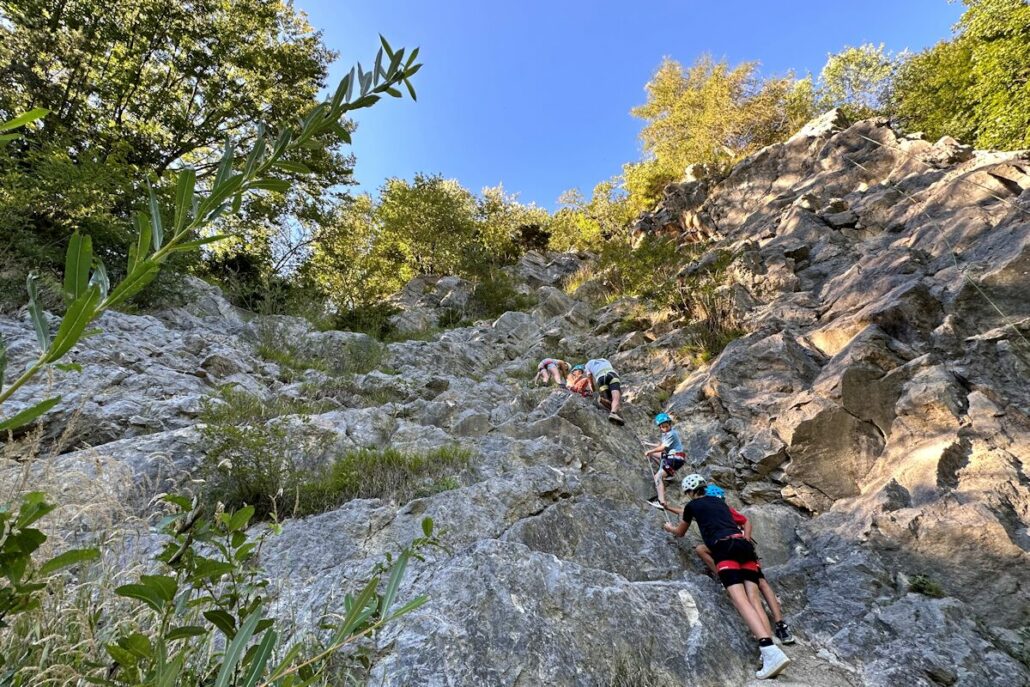 Klettern Klobenstein, Sommer im Achental