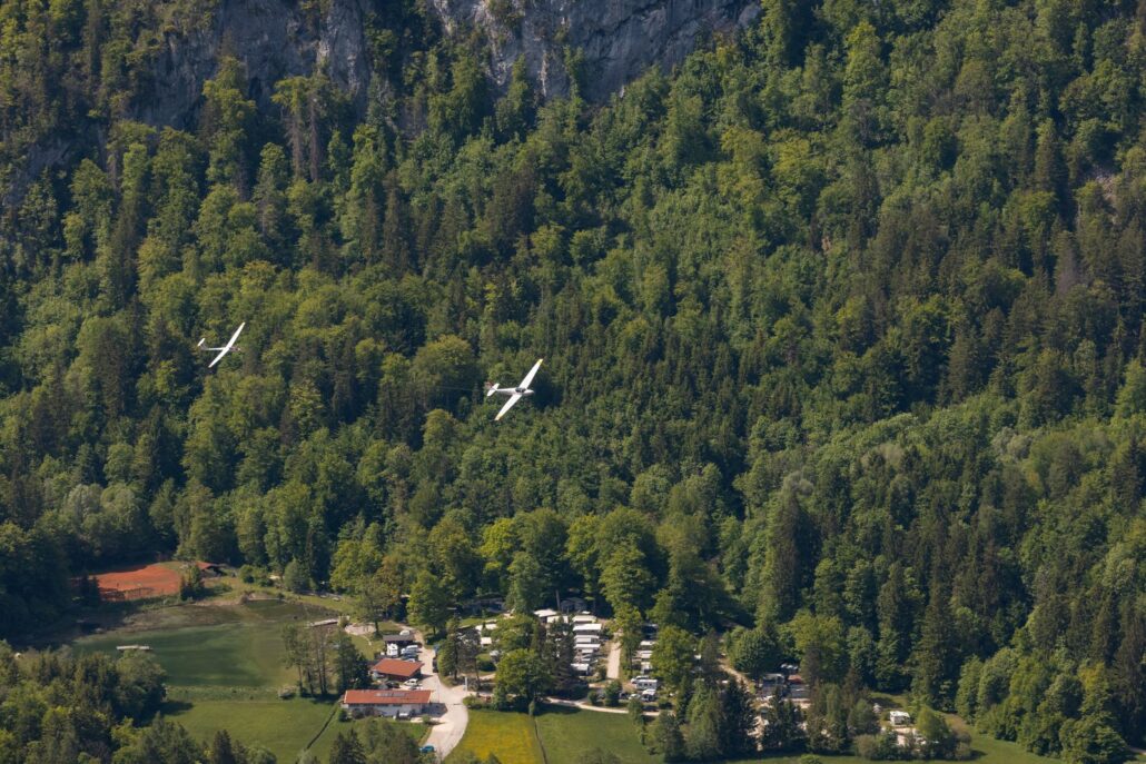 Segelflugplatz in Unterwössen, Achental