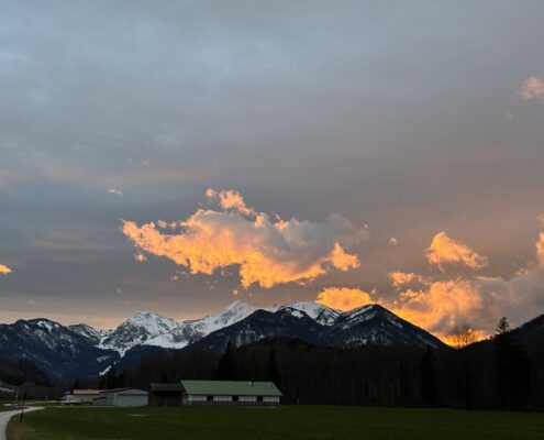 Blick vom Hochgernhaus