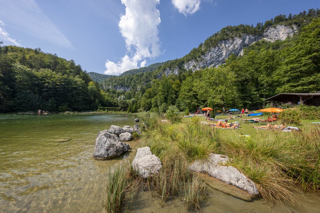 Zellersee, Baden im Achental